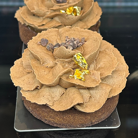 TARTALETA INDIVIDUAL DE CHOCOLATE Y CARAMELO