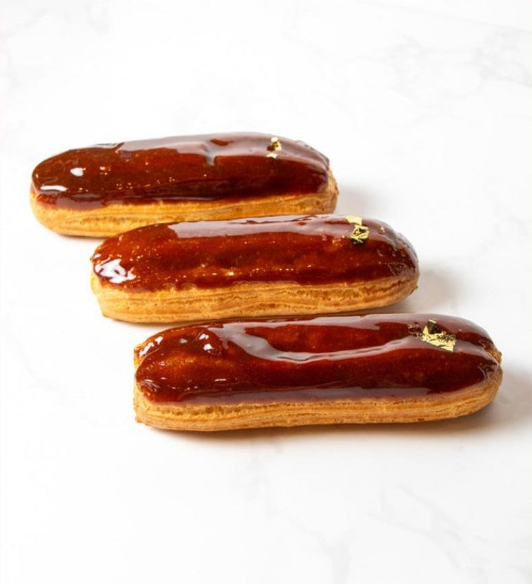 Éclair de vainilla
