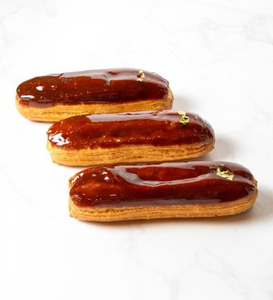 Éclair de vainilla